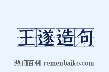 王遂造句是什么意思的图片